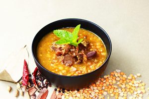 Chick Peas with Chicken Giblet