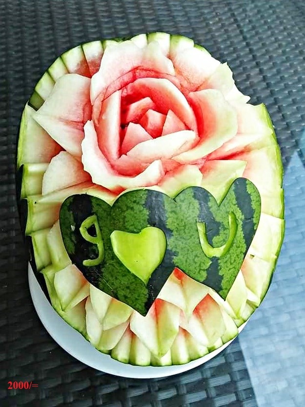Watermelon carving